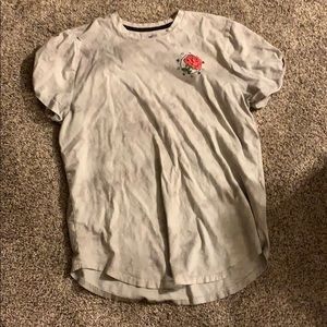 cloudy white hollister shirt